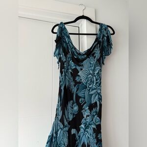 Vintage Jessica Fairy Asymmetrical Midi Dress